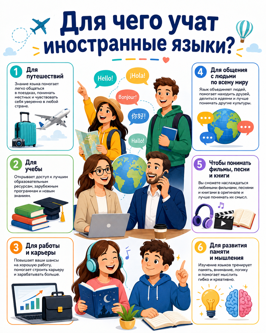 Для чего учат иностранные языки?