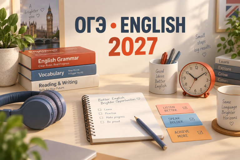 ОГЭ по английскому языку 2027: структура, задания, как проходит и сколько длится